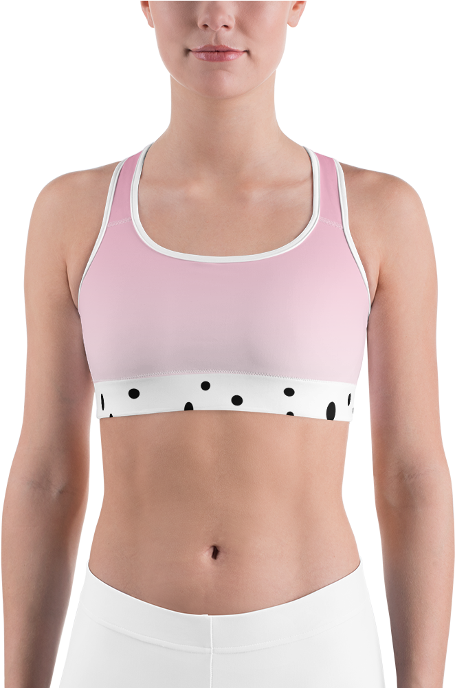 Wild Thing Dalmatian Sports Bra Limited Edition - Sports Bra (1000x1000), Png Download
