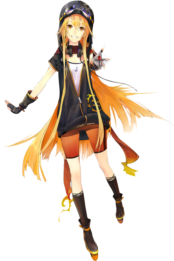 Naomi Star - Kaku-san-sei Million Arthur (680x993), Png Download