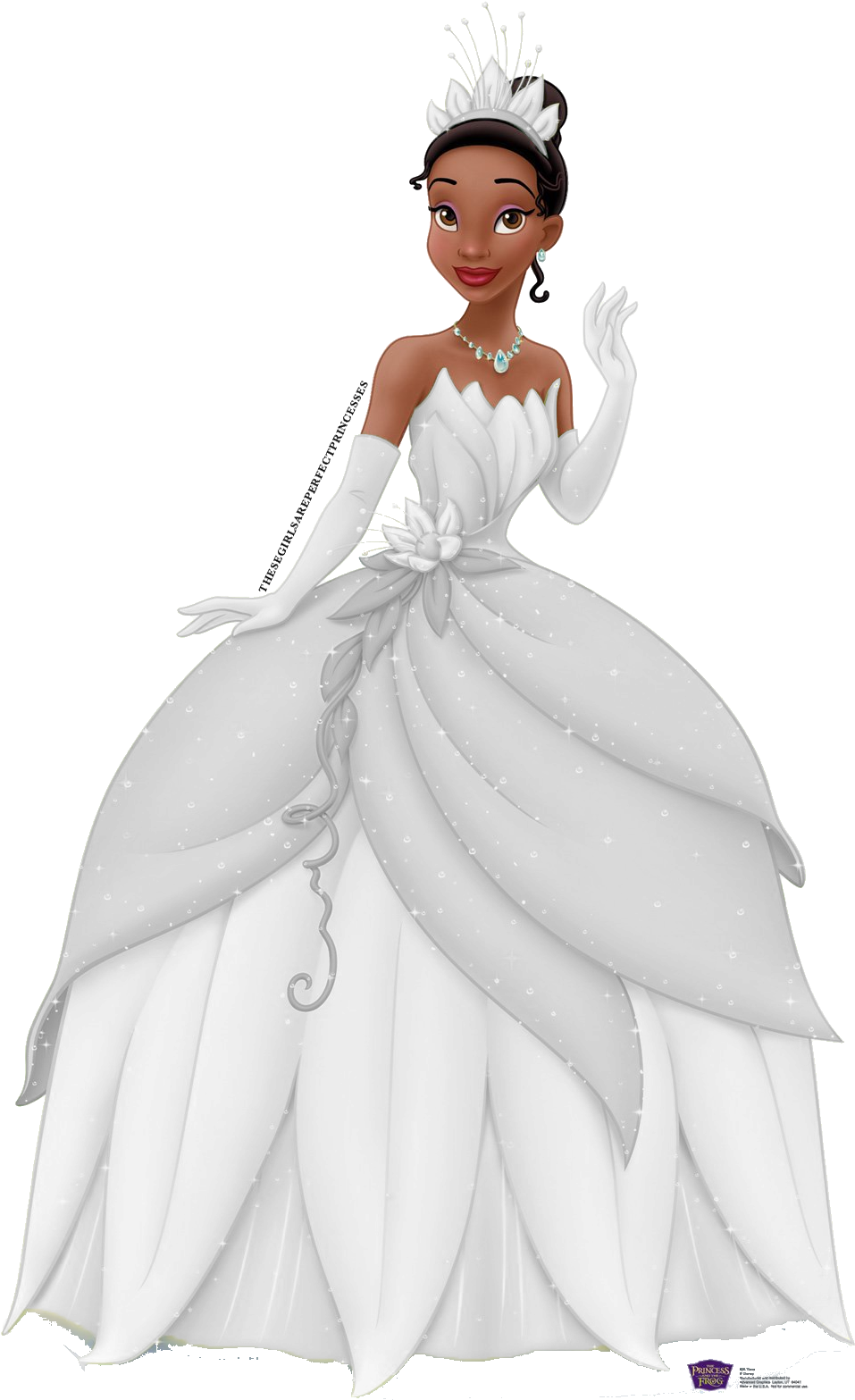 Tiana Is The Main Female Protagonist In The Film The - Princess And The Frog (1082x1600), Png Download