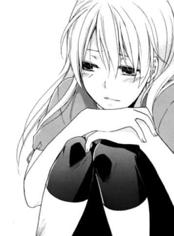 Anime Girl Clipart Lonely - Sad Anime Girl Scared (640x480), Png Download