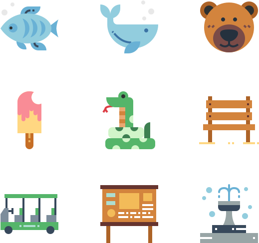 Zoo - Cartoon (600x564), Png Download