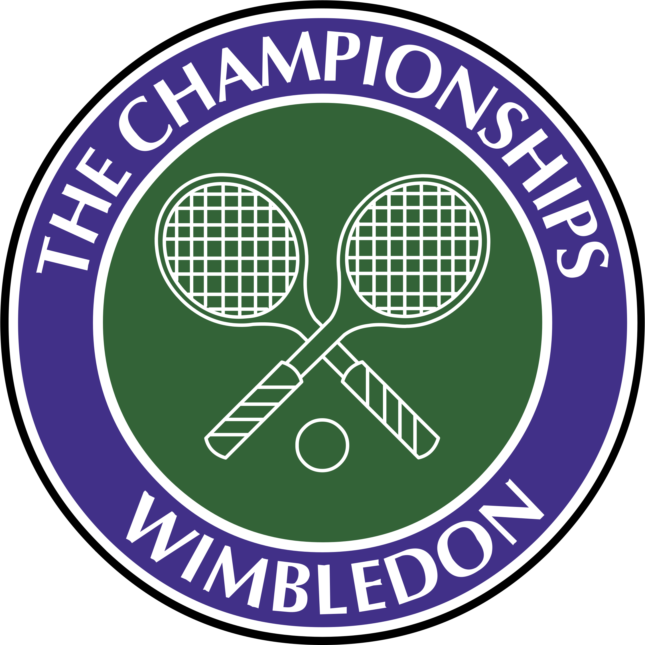 Wimbledon Logo Png Transparent - Wimbledon Logo Png (2400x2400), Png Download