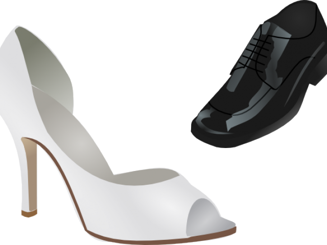 Men Shoes Clipart Baby Shoe - Wedding Shoe Clip Art (640x480), Png Download