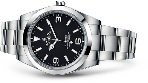 /rolex Replica 0001/rolex Explorer Watch - Rolex Daytona Oyster Perpetual Submariner (610x610), Png Download