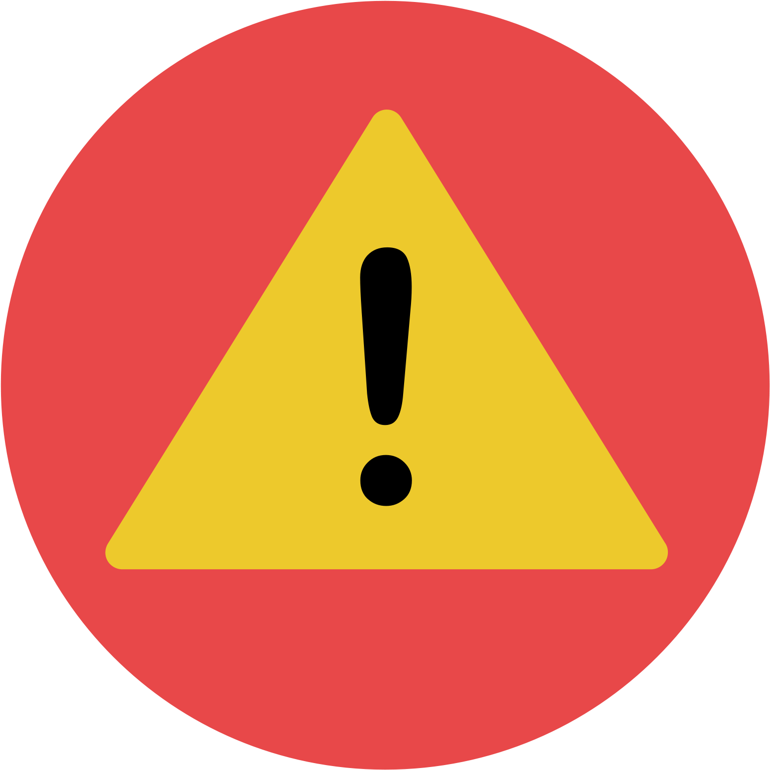 It's An Exclamation Point Drawn Inside Of An Equilateral - Gloucester Road Tube Station (1600x1600), Png Download