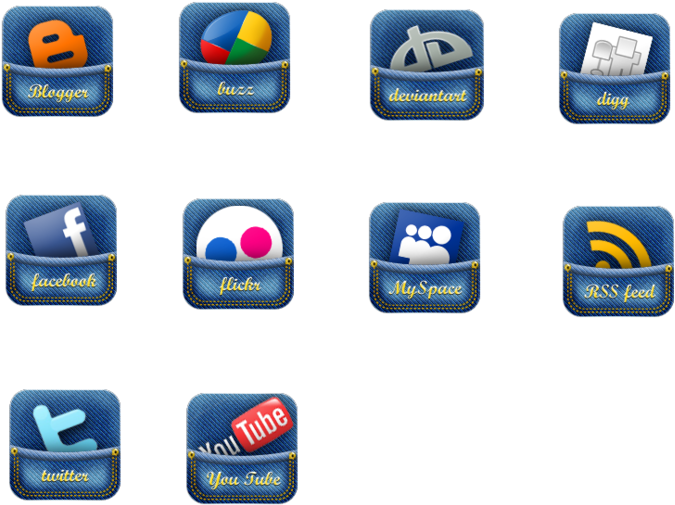 Social Icons Style Cowboy Icon Free Transparent Image - Social (800x644), Png Download