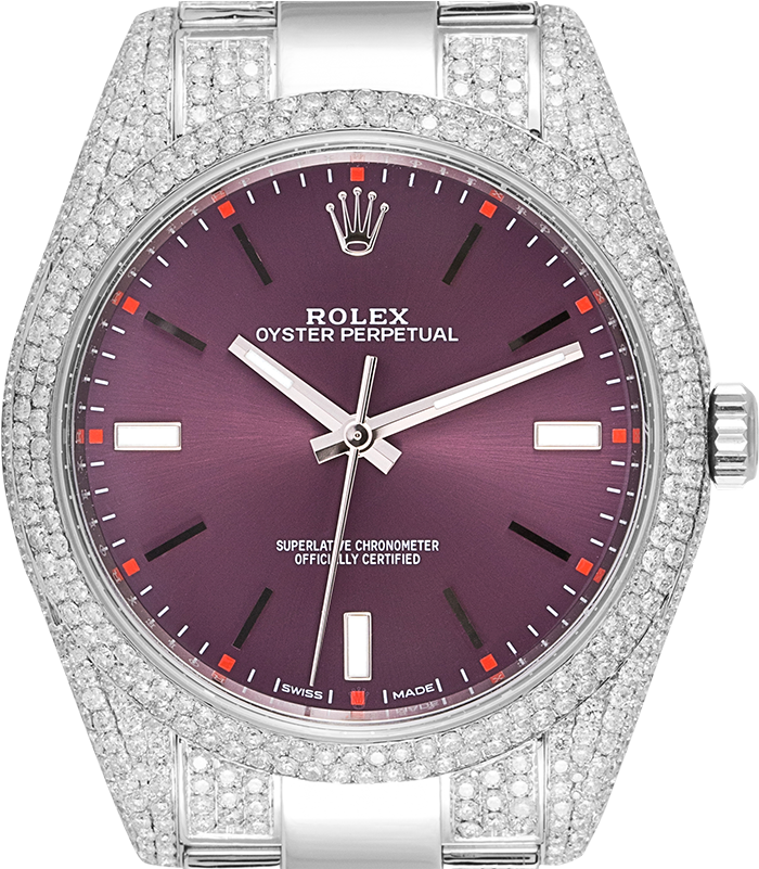 Rolex - Oyster Perpetual 39 Blue Dial (800x800), Png Download