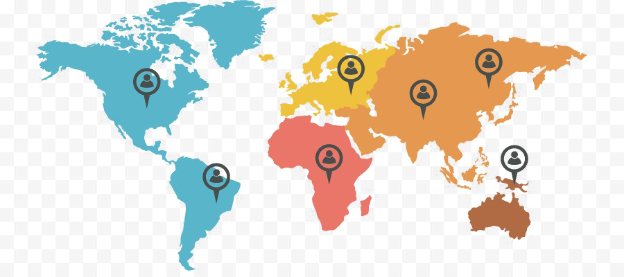 Abstract World Map Background Png - World Map (900x400), Png Download