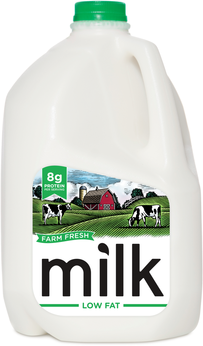 Milk Label Redesign To Be Used For Shoots/production (1000x1494), Png Download