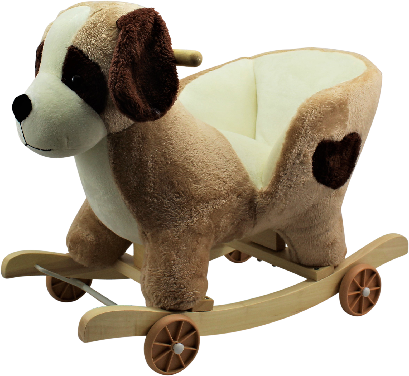 Kids Childrens Dog Animal Rocker Rocking Toddler Infant - Dog (1600x1590), Png Download