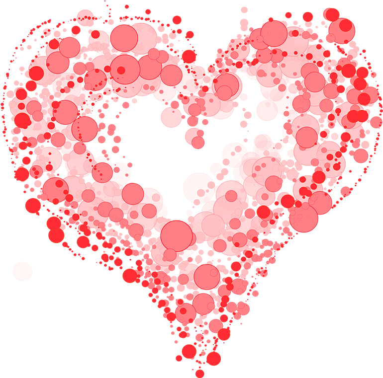 Bubbles Heart Png Transparent - Sending Prayers And Love (1000x824), Png Download
