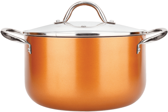 Luxury Copper Pot (600x600), Png Download