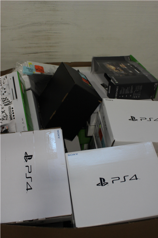 Pallet 103 Pcs Video Game Consoles Sony, Nintendo Salvage - Playstation 4 (1000x1000), Png Download