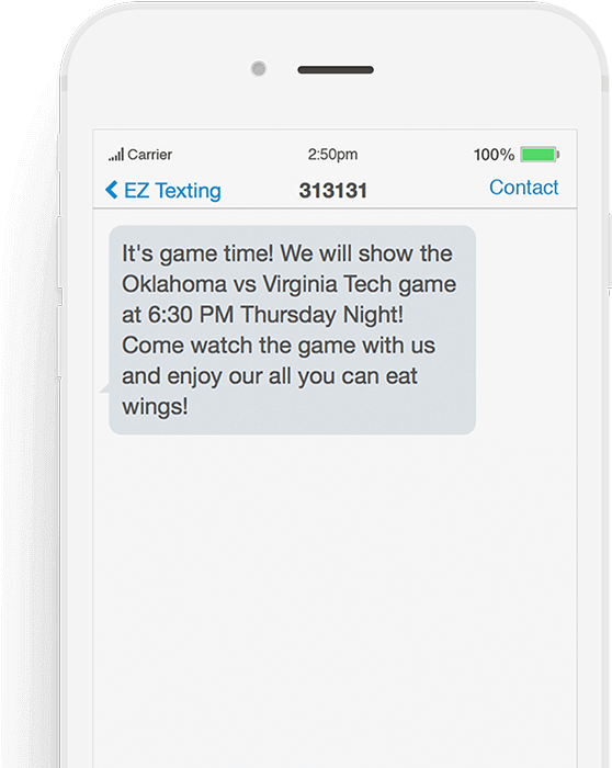 Ez Texting Iphone Image - Mobile Phone (600x725), Png Download