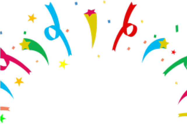 Confetti Clipart Transparent Background - Anniversaire Png (640x480), Png Download