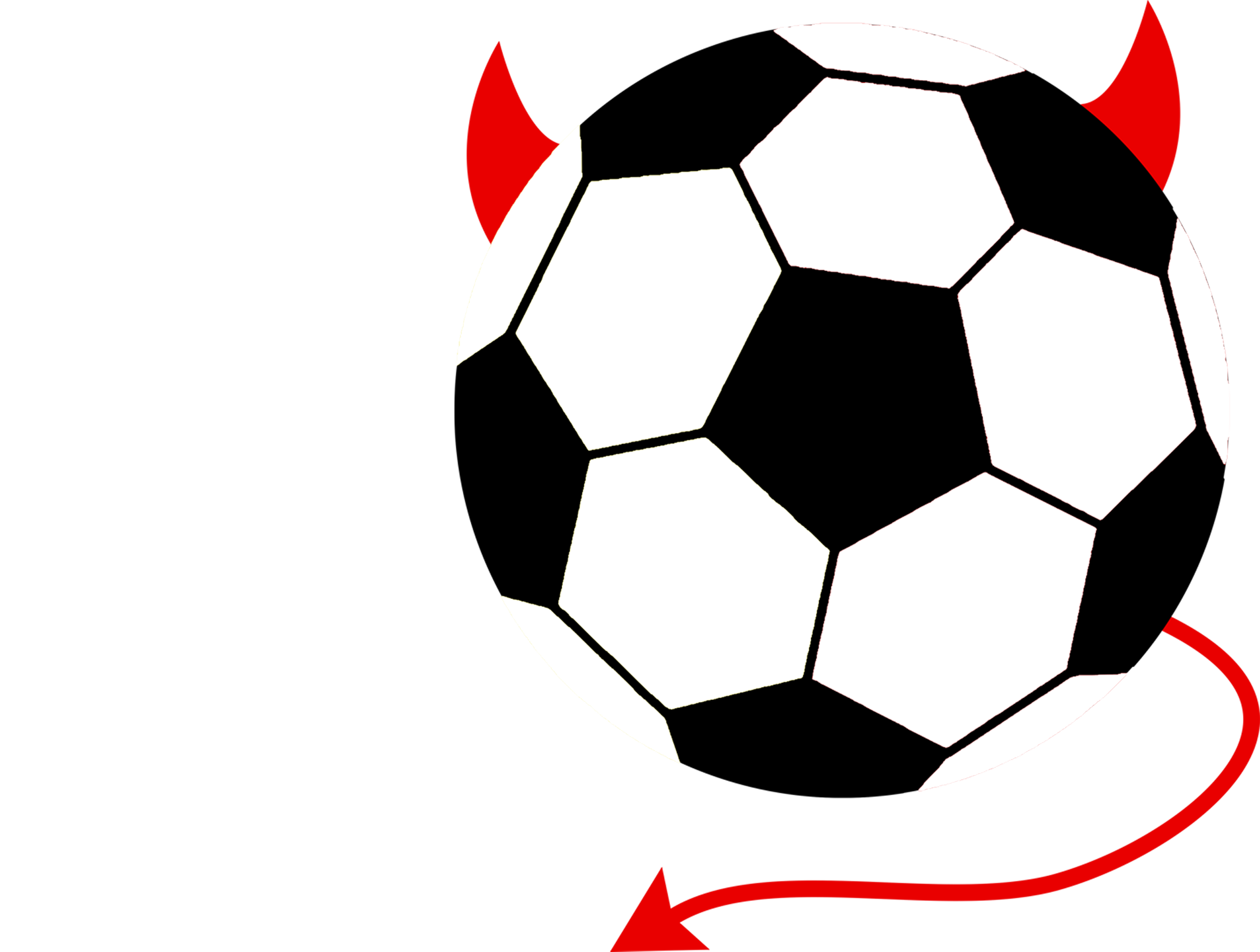 Evil Soccer Ball - Png Evil Soccer Ball (3145x2377), Png Download