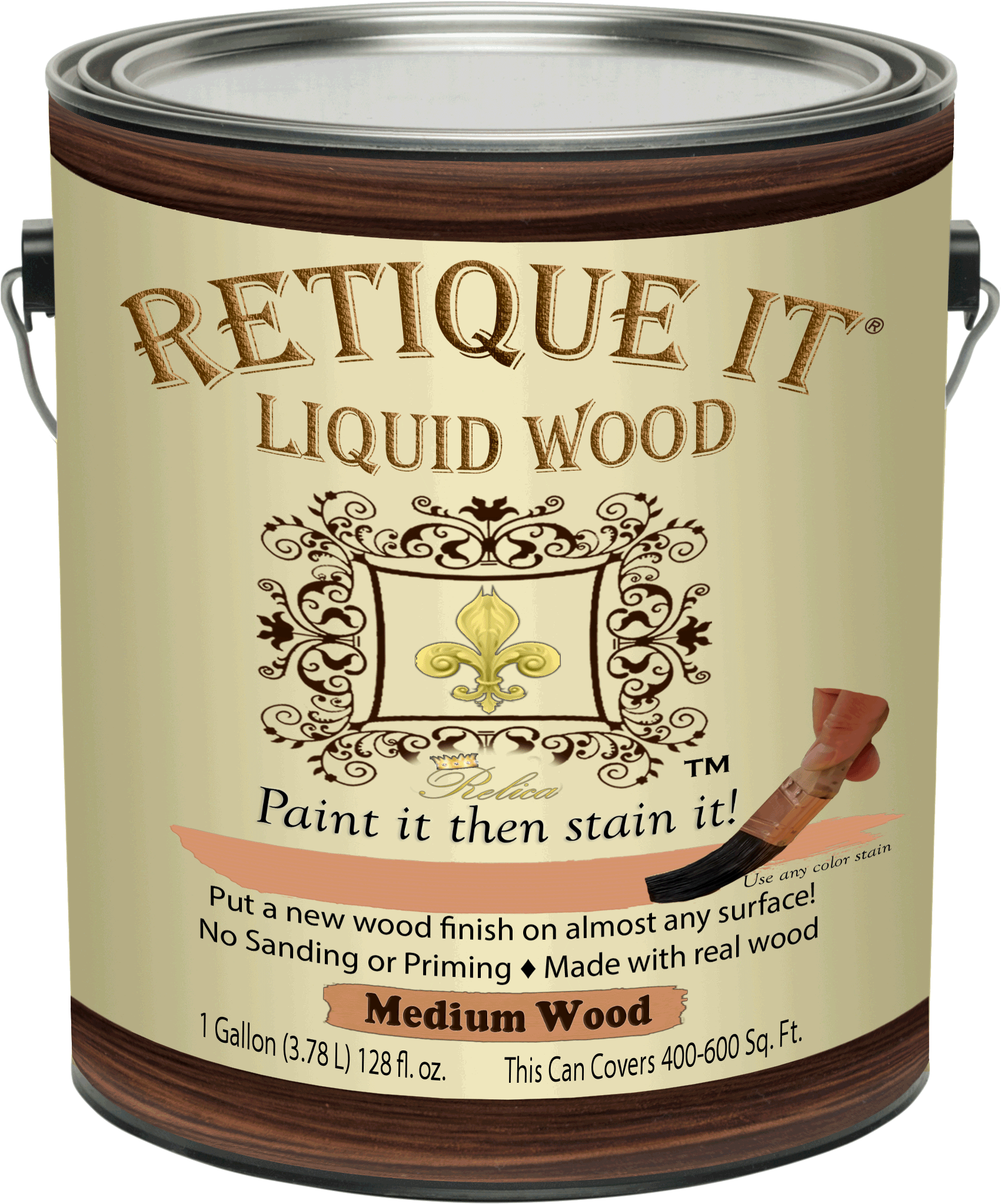 Retique It Liquid Wood - Cosmetics (1700x2150), Png Download