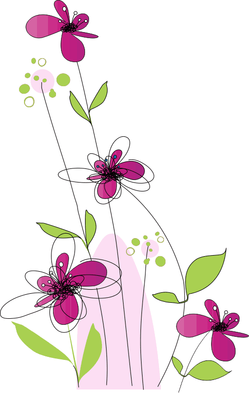 Imagenes De Flores En Caricatura - Sunday With Good Morning Msg (498x784), Png Download