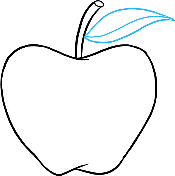680 X 678 4 - Draw A Apple (680x678), Png Download