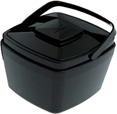 Cubetera De Hielo 1 L Negro - Litre (580x580), Png Download