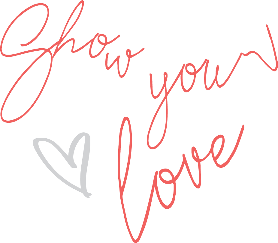 Show Your Love Logo - Calligraphy (926x810), Png Download