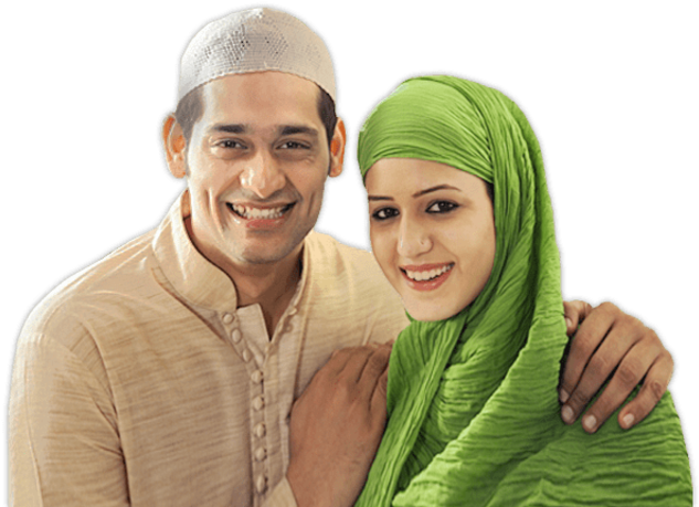 Second Muslim Marriage, Divorced Muslim Matrimony - Family (640x480), Png Download