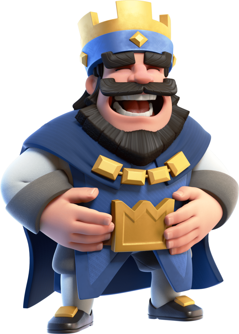 Clash Royale Laughing King - Clash Royale King Png (800x1118), Png Download