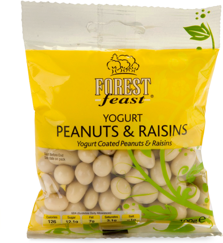 Yogurt Peanuts Raisins - Forest Feast (800x800), Png Download