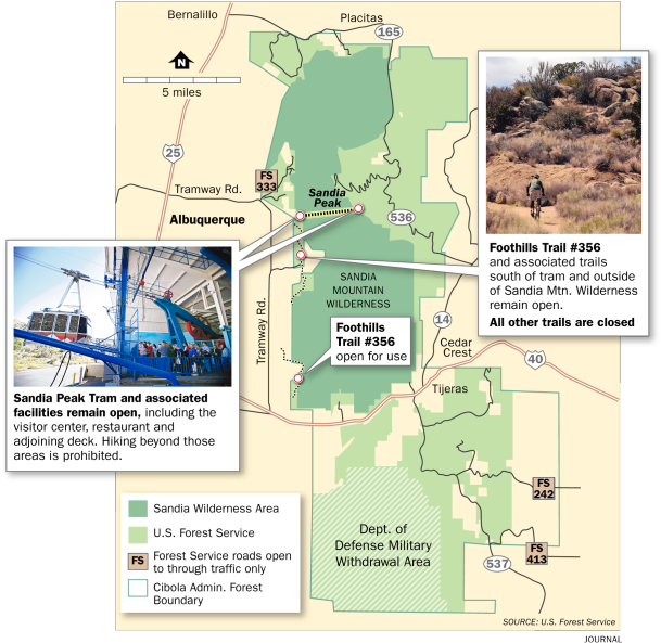 A01 Jd 26jun Sandia-closures New - Cibola National Forest Mountainair Ranger District (609x600), Png Download