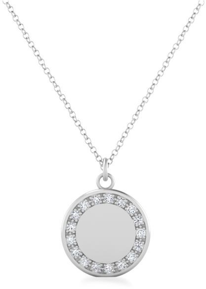 You Might Also Like Bailey Diamond Charm Necklace - Locket (650x650), Png Download