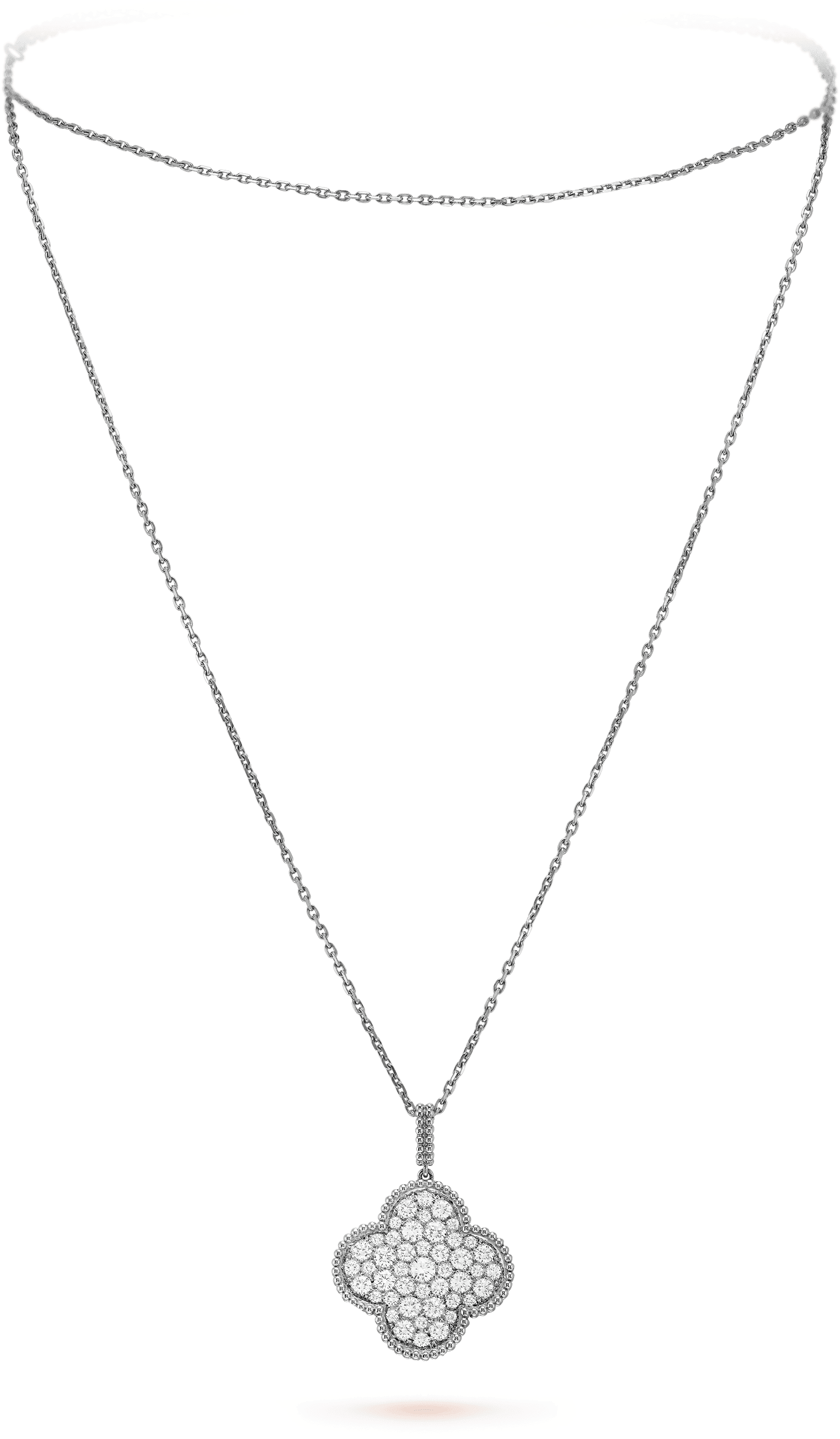 Magic Alhambra Long Necklace 1 Motif Price (3000x3000), Png Download