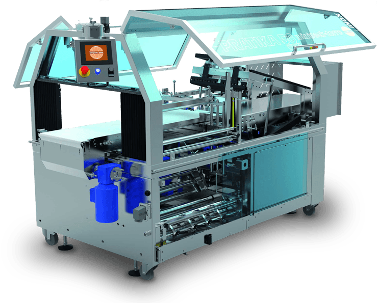 Pratika 56 Mpe Reverse Inox Automated Shrink Wrap Machine - Planer (738x629), Png Download