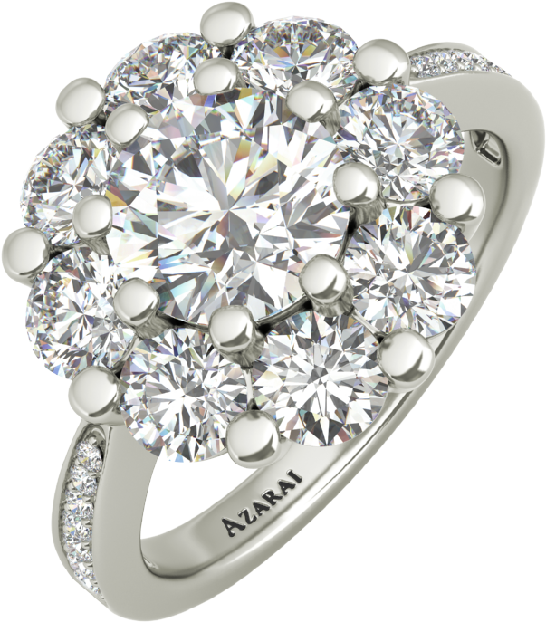 Charlotte Sterling Silver Engagement Ring - Pre-engagement Ring (1024x1024), Png Download