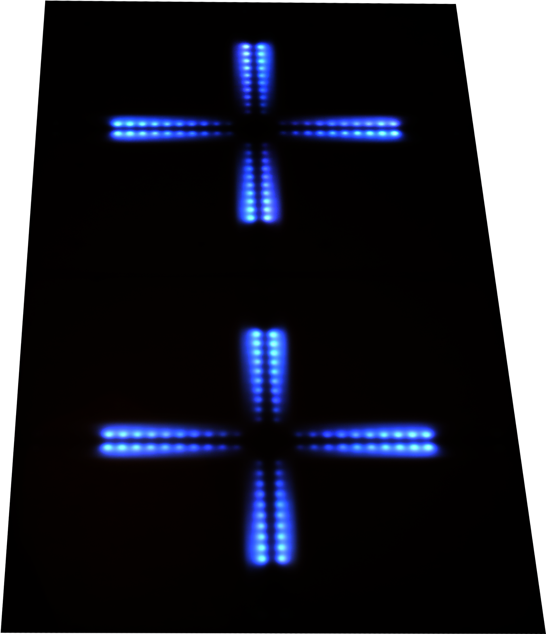 Acrylic Panel Led Party Decoraciones Grb Magnet Dance - Cross (2000x2343), Png Download
