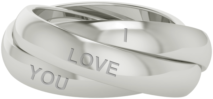 Stylerocks Sterling Silver Russian Wedding Ring Juno - Pre-engagement Ring (1024x1024), Png Download