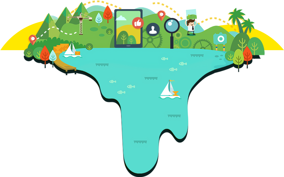 Fish Are Friend, Not Food - Map (1000x700), Png Download