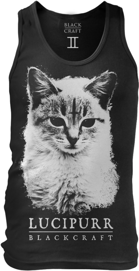 Image Of Lucipurr - Black Craft Cult Cat (670x1000), Png Download
