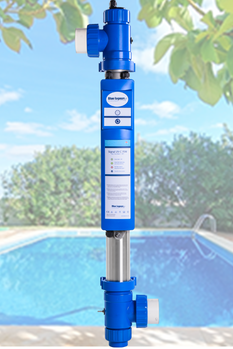 Blue Lagoon Signal Uv-c - Swimming Pool (476x714), Png Download