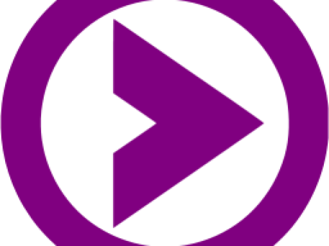 Right Clipart Purple Arrow - Circle (640x480), Png Download