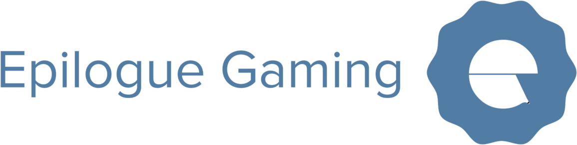 Epilogue Gaming - Electric Blue (1197x304), Png Download