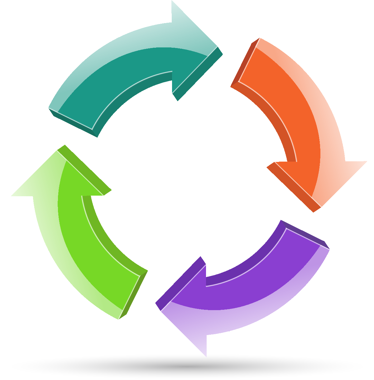 Cartoon Color Line Arrow Element - Graphic Design (1772x1378), Png Download