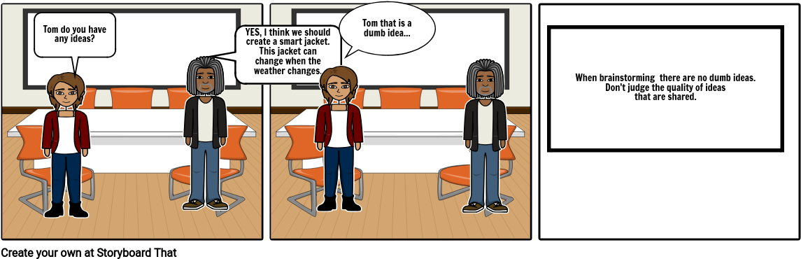 Brainstorming - Cartoon (1165x386), Png Download