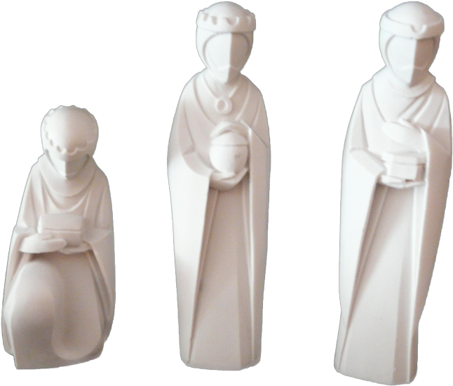 Sm-12 Reyes Magos Moderno 19 Cm - Statue (979x734), Png Download