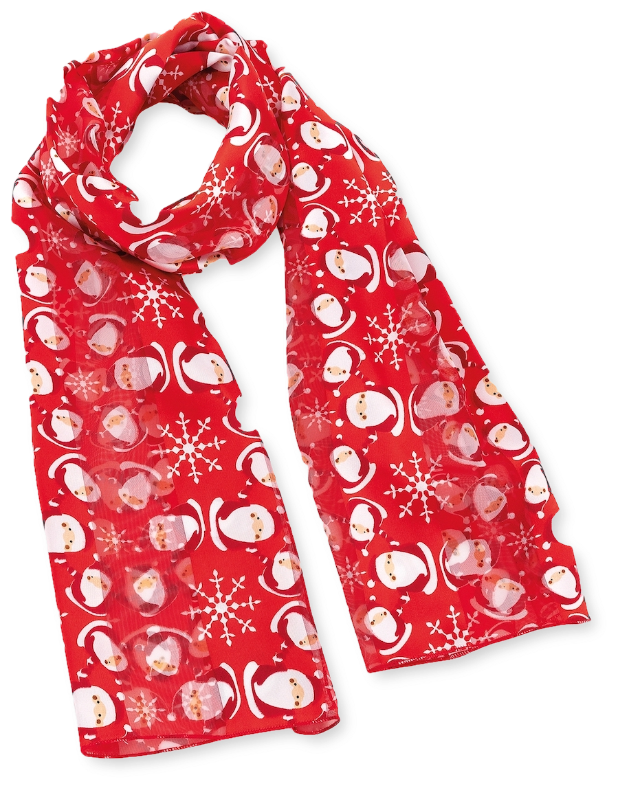 Details About Women Ladies New Christmas Festive Scarf - Scarf (1200x1200), Png Download