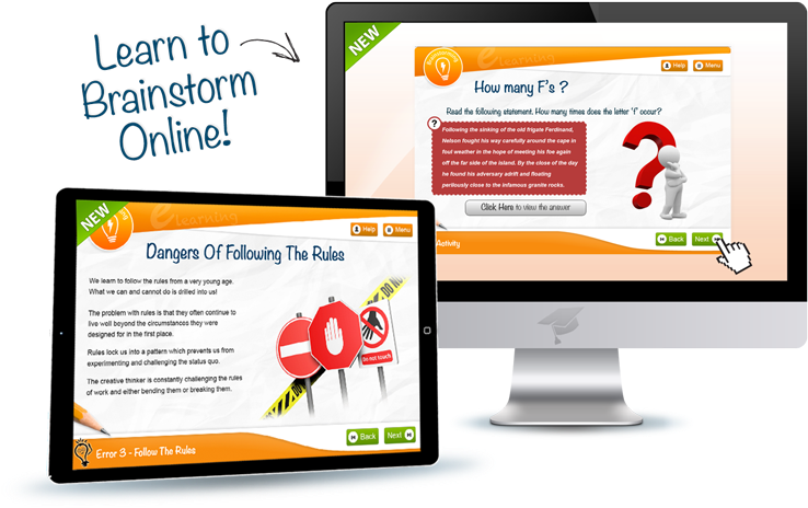Brainstorming That Works - Online Advertising (800x501), Png Download