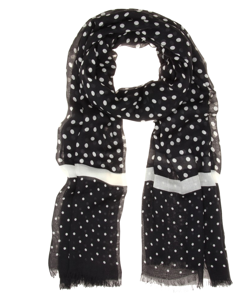 Germany Dolce Gabbana Polka Dot Print Woven Scarf Bc992 - Polka Dot (904x1000), Png Download