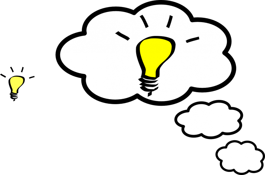 Brainstorming Ideas For Scholarship Essays - Dreaming Clipart (862x570), Png Download