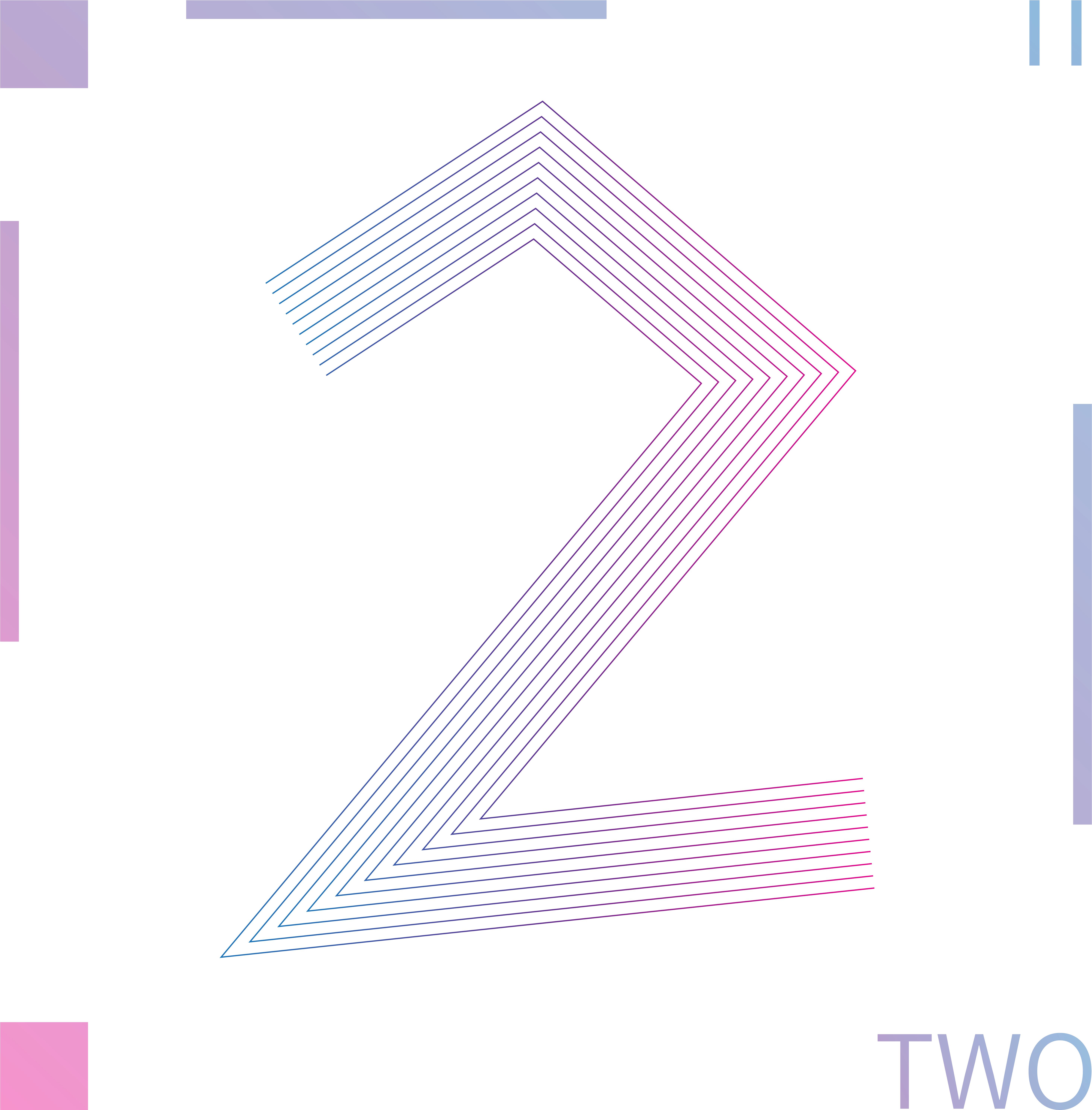 Arabic Numerals Gradient Fonts Typography Png And Vector (8334x8334), Png Download