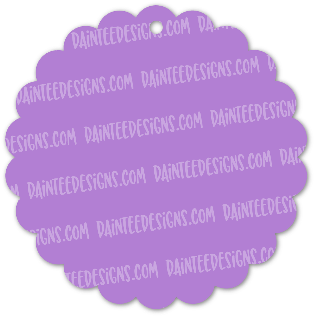 Acrylic Scalloped Circle - Construction Paper (1200x1200), Png Download