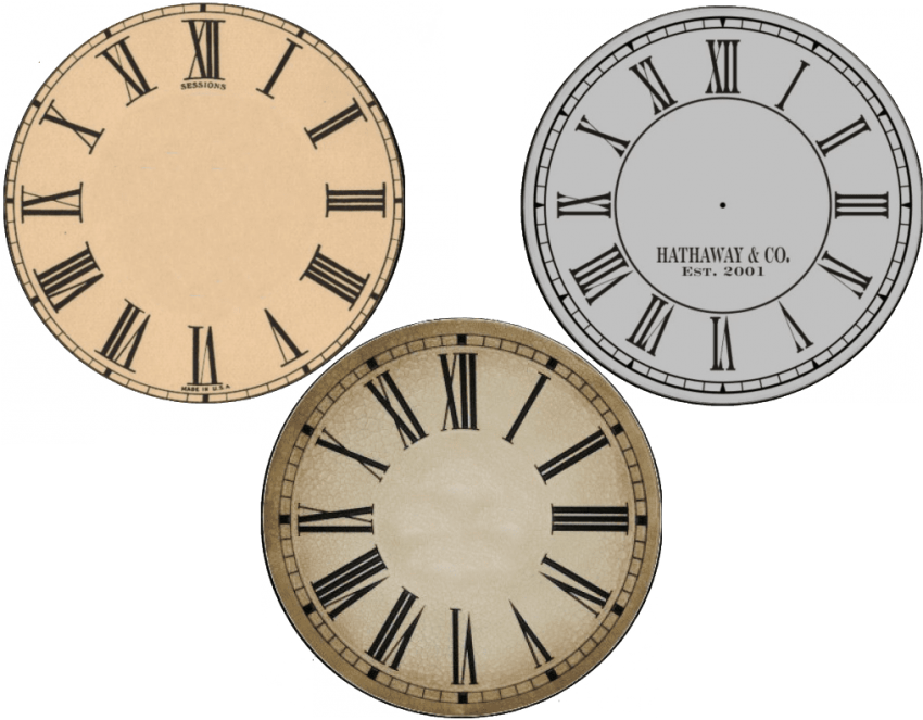 Free Png Download New Years Clock Printable Png Images - New Years Clock Printable (850x663), Png Download